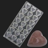 Siliko World Polikarbon Kalp Çikolata Kalıbı, Çok Renkli - 0,700 gr