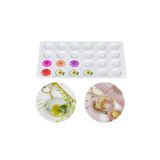 Siliko World Silikon Epoksi Çoklu Daire Anahtarlık Kolye Mum Ve Mühür Kalıbı