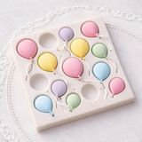 Siliko World Silikon Kalıp Mum Kalıbı Şeker Hamuru Kalıbı Ipli Balon Kalıbı - 1