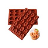 Siliko World Silikon Kek Muffin Sabun Kalıbı, Kiremit