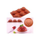Siliko World Silikon Kek Pasta Sabun Mum Ve Epoksi Kalıbı 7X3,5Cm, Pembe