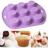 Siliko World Silikon Muffin Kalıbı 9 Bölmeli Silikon Kalıp - 1