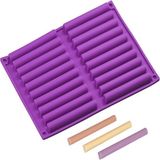 Siliko World Silikon Stick Çikolata Kalıbı Çubuk Kraker Kalıbı Buz Kalıbı - 1