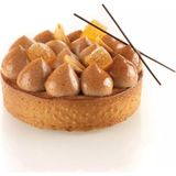 Silikomart Delikli Tart Kalıbı 8x2 cm - 8 x 2 cm