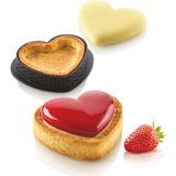 Silikomart Delikli Tart Kalıbı Kit Tarte Halkası Amore 80 X 70 mm