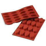 Silikomart SF017 Küçük Oval Kek Kalıbı - 1 Adet