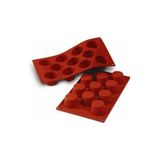 Silikomart SF022 Küçük Boy Profesyonel Silikon Muffin Kalıbı - yok - Açık Beyaz