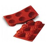 Silikomart SF077 Gül Kek Kalıbı - 1 Adet