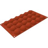 Silikomart Silikon Kek Pasta Kalıbı Silikomart Yarım Küre 24LÜ SF535