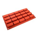 Silikomart Silikon Pasta Kek Kalıbı SF060 Nougats 50 x 25 cm H 20 mm