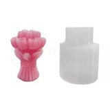 Silikon 3D 13 Güllü Çiçek Buketi Mum Kalıbı