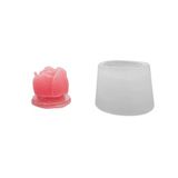 Silikon 3D Mini Süslemelik Gül Mum Kalıbı