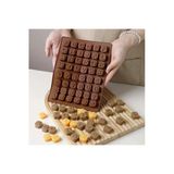Silikon Alfabe & Sayı Çikolata Kalıbı - 3D Harfler Ve Semboller Şeker Kalıbı, Jöle Kalıbı 2X2cm
