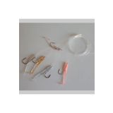 Silikon At Çek Takımı (2 AD) Silikon Balıklı Çapari 3,5 Cm Karışık