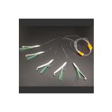 Silikon At Çek Takımı (2 AD) Silikon Balıklı Çapari 3,5 Cm Sedef Yeşil