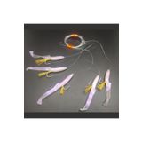 Silikon At Çek Takımı (2 AD) Silikon Balıklı Çapari 6,5 Cm Şeffaf Karışık
