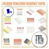 Silikon Balık Yemi Hammaddesi 1 Kg – Evde Silikon Yem Yapımı İçin Sıvı Silikoni (25 Shore)