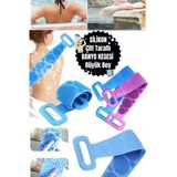Silikon Banyo Havlusu Keseler Vücut Peeling Kemeri Silikon Peeling Fırçaları Banyo Fırçası Sırt