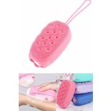 Silikon Banyo Kesesi Katı Sabun Hazneli (Süngerli) Yeşil 1 Adet