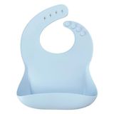 Silikon Basıcs Mama Önlüğü Mineral Blue 1 Adet