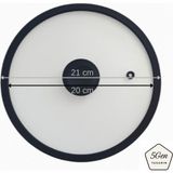 Silikon Çerçeveli ve Kulplu Modern Cam Tencere Kapağı – Tencere Çizmez, Sessiz Kapanan Soft Tasarım (18-20-24-26-28 Cm) - 20CM