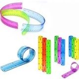 Silikon Cetvel, Kırılmaz ve Esnek, 30 cm, 3'lü Set