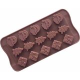 Silikon Çikolata Kalıbı Çam 20.5*10.5*1cm (Cma-20) - 1 Adet