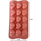 Silikon Çikolata Kalıbı Kalp Damlalı 21*11 Cm