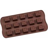 Silikon Çikolata Kalıbı Kare 20.8*10.4*1.8cm (Krs-20) - 1 Adet