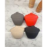 Silikon Cupcake 2'li Fırın Eldiveni Tutacağı - 0 - Siyah