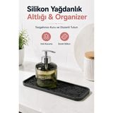 Silikon Damlalık Tepsi – Kaydırmaz Düzenleyici Mat