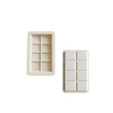 Silikon Dubai Çikolatası Kalıbı, Krem Rengi, Standart, 15x10x2,5 cm