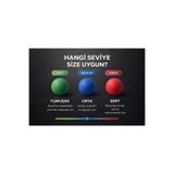 Silikon El Stres Topu Bilek Parmak Güçlendirme Egzersiz Topu Fizik Tedavi Rehabilitasyon 3'lü Set S1-PM86d50493