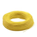 Silikon Elektrik Kablosu, Yumuşak Silikon Kauçuk Bakır Tel(YELLOW; 50M; 26AWG)