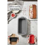 Silikon Fırın - Airfryer Baton Kek Kalıbı - Ekmek Kalıbı - Çok Amaçlı Pişirme Matı Karışık
