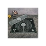 Silikon Hamur açma matı ölçekli Hamur açma matı gri renk 40x50