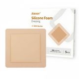Silikon Jel Yapışkan Kenarlı Çok Katmanlı Steril Yara Örtüsü 15x15cm 5li Paket