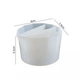 Silikon Kap Taş Tozu Harcı Döküm İthal Küçük Boy Dört Bölmeli Epoksi Sanatı Döküm Kabı Hb55-0129