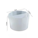 Silikon Kap Taş Tozu Harcı Döküm İthal Küçük Boy İki Bölmeli Epoksi Sanatı Döküm Kabı Hb50-0127