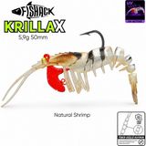 Silikon Karides Yem Fishack Krillax - Uv Boyalı - 11G 70MM - Renk Natural Shrimp