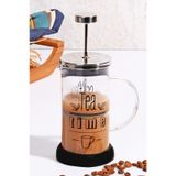 Silikon Kaydırmaz Tabanlı Cam French Press -350 ML