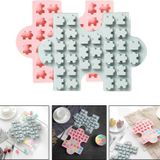 Silikon Kek Kalıp Çikolata Puzzle Şekilli Minik Puzzele Kalıbı Şeker Hamuru Jelibon Kalıbı