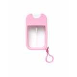 Silikon Kılıflı Sprey Şişesi 45 ml – Taşınabilir Anahtarlıklı Parfüm, Kolonya, Dezenfektan ve Oda Kokusu Dolum Şişesi (1, Soft Pembe)