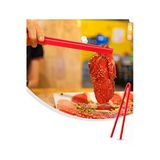 Silikon Kızartma Maşası Kırmızı 29 Cm - Izgara Maşası Isıya Dayanıklı Büyük Boy Komple Silikon Maşa
