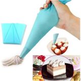 Silikon Krema Torbası Mavi 30 cm Pastacılık Krema Sıkma Torbası 12" Duy Için Krema Torbası