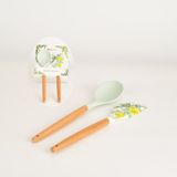 Silikon Limon Ikili Kaşık Spatula Seti