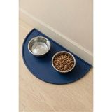 Silikon Mama Matı Havuzlu Yıkanabilir Kaymaz Evcil Hayvan Beslenme Matı Kedi Köpek Paspası 50X25 cm