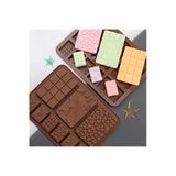 Silikon Mini Tablet Çikolata Kalıbı 9 Bölmeli Mini Tablet Çikolata Kalıbı