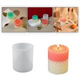 Silikon Mum Boncuk Kabarcıklı Sabun Kalıbı Sütun Mum Kalıbı 6.7x7.8 cm - Standart