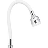 Silikon Musluk Başlığı, 50 Cm, Kubar, Kıvrılabilir, Oynar Başlıklı, Iki Fonksiyonlu Akış